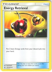 Energy Retrieval 116/149 Sun & Moon Base Set