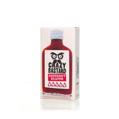 Crazy Bastard Hot Sauce - Superhot Reaper Chilisauce sehr scharf 100ml