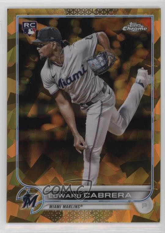 2022 Topps Chrome Sapphire Edition Gold 3/50 Edward Cabrera #566 0bz6