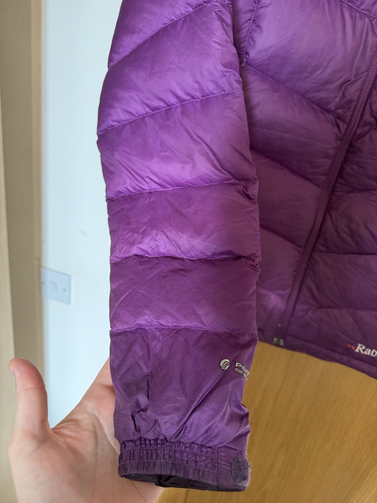 Rab Arete Women’s Down Jacket – Medium (UK 10) – Purple – Light Marks image 4