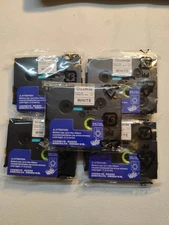 Oozmas 5pK TZ-231 TZe-231 Compatible Brother P-Touch 12mm Laminated Label Tape