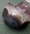 Rare Gorgeous Amethyst Geode Sphere Ball With Many Gold Vains See Pictures! — photo 5