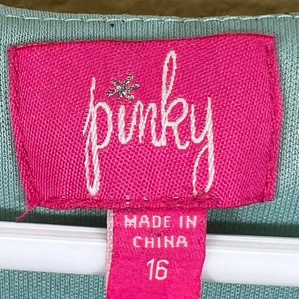 Розовый очаровательный девочек без рукавов оборки платье размер 16 w/птицы - Изображение 2 из 4