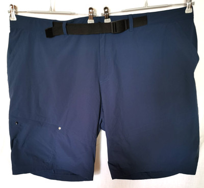 A01 - GONSO Fahrradhose Sporthose Radhose Bikershort blau  + Polsterhose - 5XL