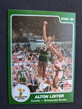 1985-86 Star Basketball Card # 126 Alton Lister - Milwaukee Bucks (NM)