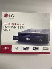 LG Super-Multi 24x Internal DVD±RW/CD-RW Drive - Black (GH24NSB0)