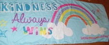 Body Pillow Cover Ultra Soft Microfiber Long Pillowcase, 20x52 rainbow kindness