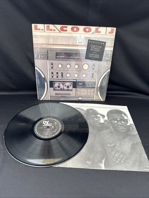 1985 - 1st - L.L. COOL J - RADIO vinyl LP in shrink w/ hype Hip Hop record LL