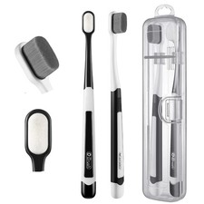 Ultra Extra Soft Toothbrush for Sensitive Gums, New Japanese 20,000 Micro Fin...