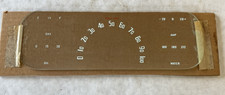 1937 Chevy Dash Gauge Glass Insert B19