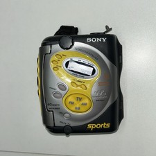 Sony Walkman Sports WM-FS221 TV Weather FM/AM Cassette Tape Player READ
