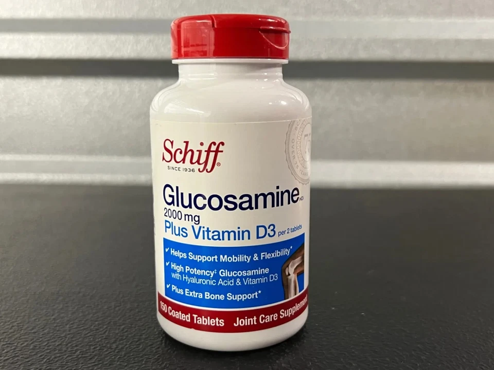 Schiff Glucosamina 2000 mg Plus Vitamina D3 150 Comprimidos Recubiertos Cuidado Articular Apoyo Foto 4 de 4