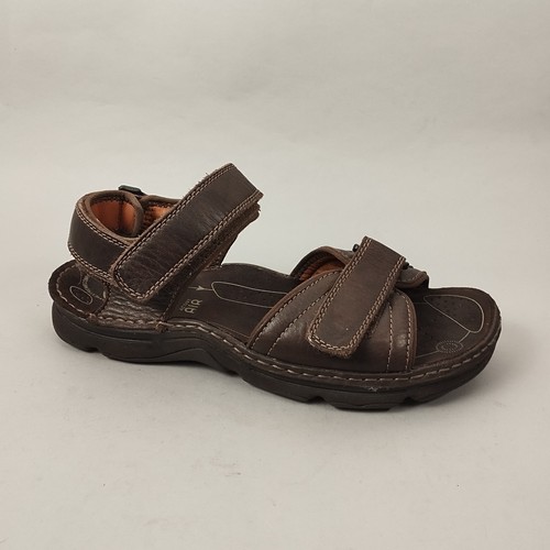 Clarks Sandals Mens 8 G Brown Leather Active Air Comfort Casual Walking Outdoor
