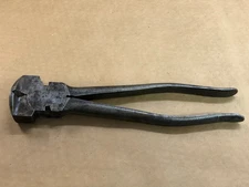 Vintage 10 3/8" Utica Tools Fencing Pliers Old Farm Ranch Tool