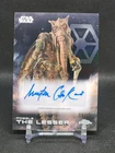 2025 Topps Chrome Star Wars Poggle the Lesser Black Auto Marton Csokas #'D 08/10