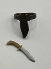 GIJoe Classified Series Desert Snake Eyes Knife & Sheath Fodder 1/12 Scale