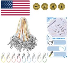 200 Pcs Cell Phone Charm Straps USB Drive Lanyard Phone Ring Strap for Charm ...