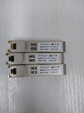 Joblot of 3 StarTech SFP Transceiver SFPC1110 RJ-45 1000BASE-T