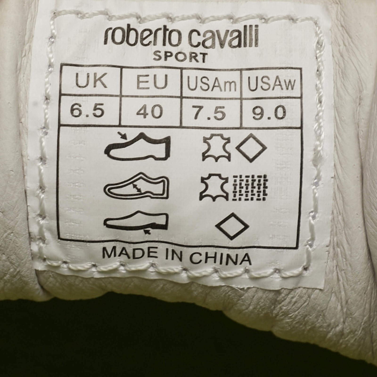 Roberto Cavalli Size 40 WhiteGold Python Embossed… - image 8