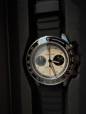 Neotype LM02 TYPE C Panda Chronograph Watch Limited New