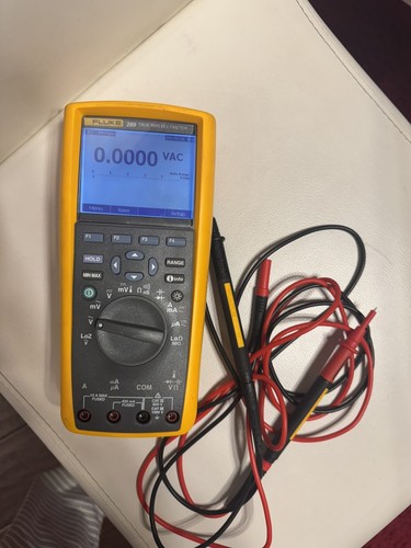 FLUKE 289 TRUE RMS ELECTRONIC LOGGING DIGITAL MULTIMETER W/ LEADS