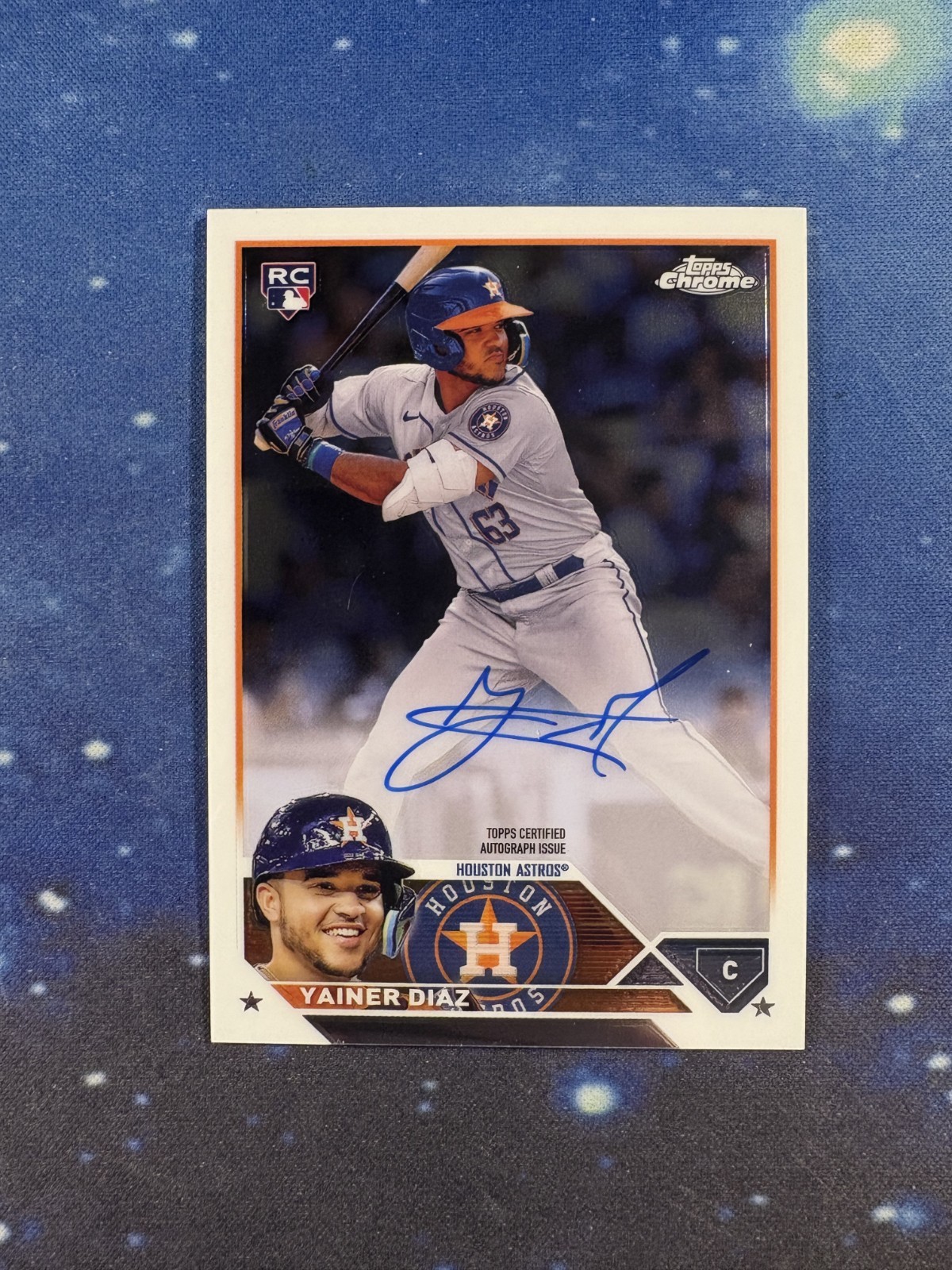 2023 Topps Chrome #RA-YD Yainer Diaz Rookie Auto RC Houston Astros