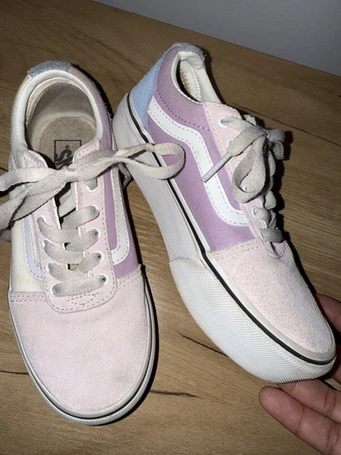 Vans Ward scarpe platform bambina taglia 1 rosa azzurro lavanda L