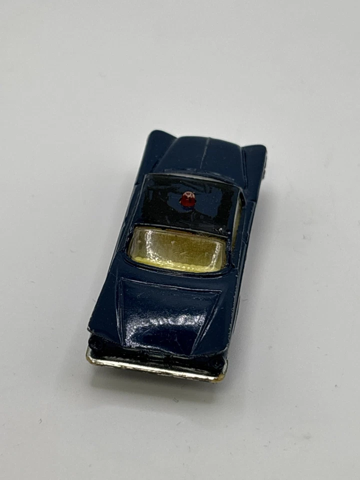 Raro coche de policía Husky Buick Electra vintage años 60 azul Gran Bretaña diecast Foto 4 de 4