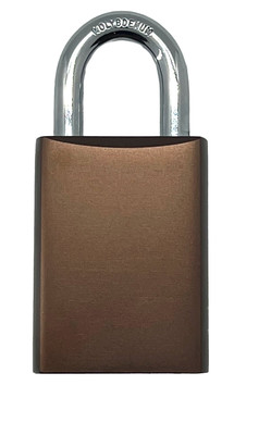 ABLOY C45A-BRN-1-T Padlock, Brown Keyed Different Protec2 with 2 Keys