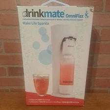 Drinkmate Omnifizz Sparkling Carbinated Drink Water Soda Adult Beverage Maker 