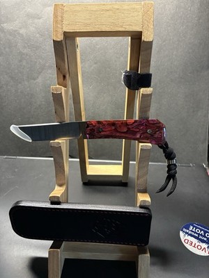 Jack Wolf Fixed Blade Pioneer FX-01 Red Abalone