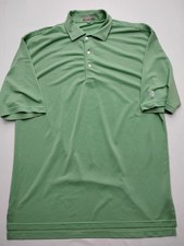 Peter Millar Summer Comfort Golf Polo Shirt Men  s Large Blue Green