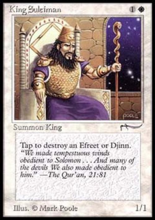 King Suleiman - Light Play MTG Arabian Nights