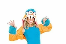 Monstar Cyclops Eye Monster SNARLY SHRUG Hoodie Halloween Costume Women One Size