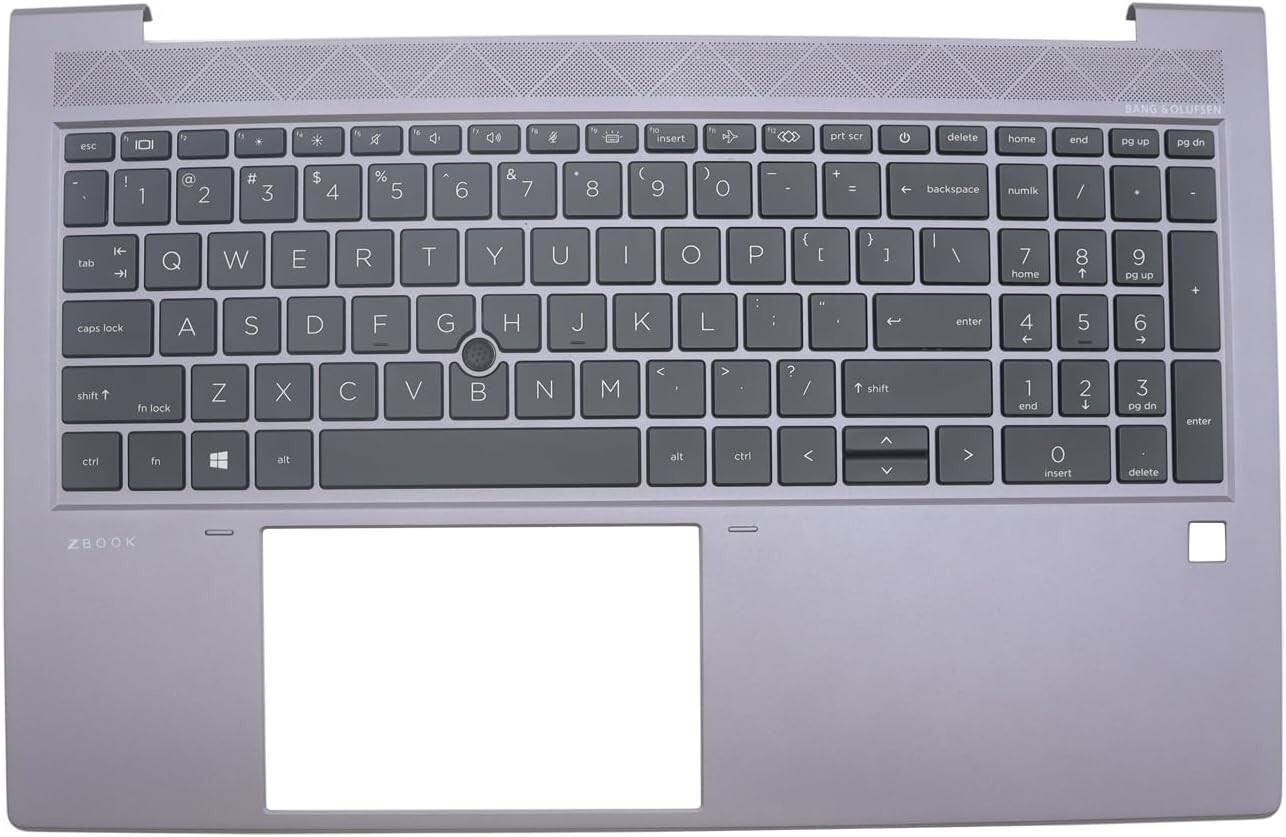 For HP ZBOOK Firefly 15 G7 Top Palmrest US Keyboard Backlit 