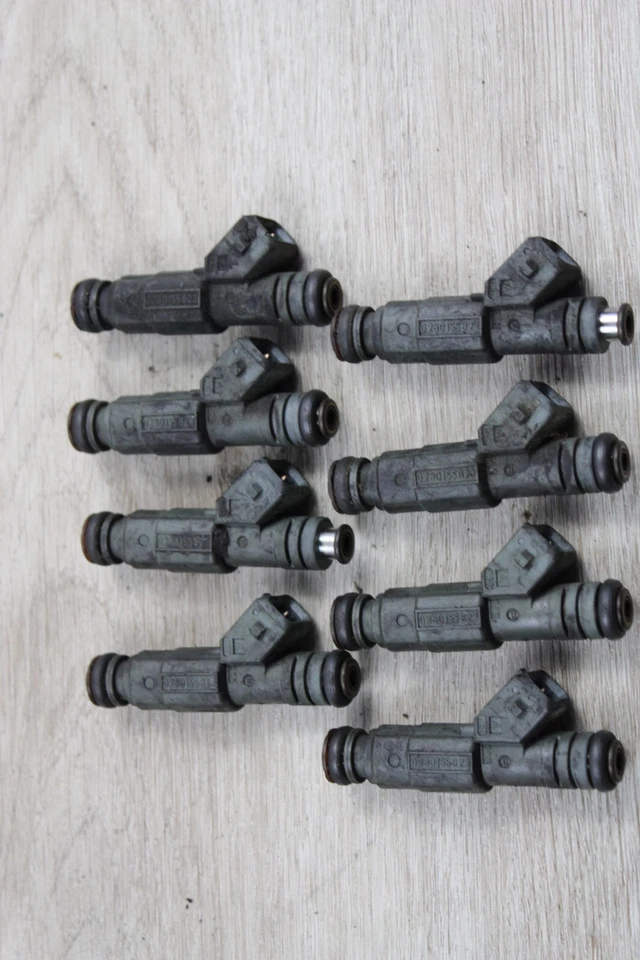BMW E38 750IL 1994-03 740I 740IL 540I M62 JUEGO DE 8 INYECTORES DE COMBUSTIBLE Foto 2 de 4