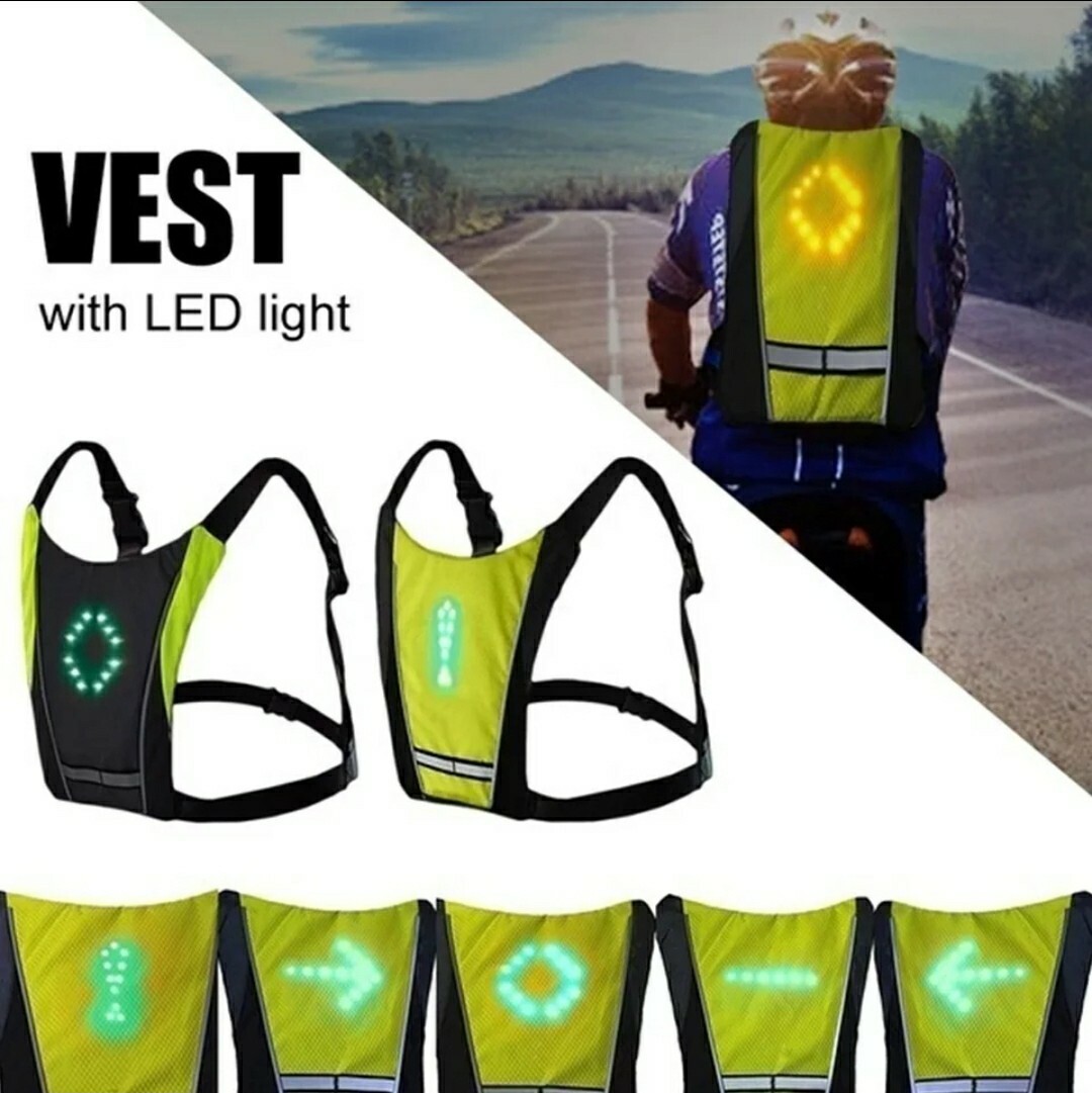 Sac à dos cycliste de sécurité étanche avec clignotants LED pour vélotaf quotidien