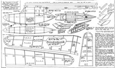 wagtail 30" free flight glider plan