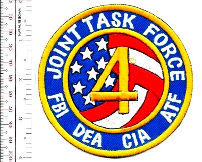 FBI CIA DEA ATf District of Columbia DC Drug Joint Task Force 4 vel NO TARIFF