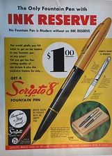 1948 Vintage ad for Scripto "8" Pen Art Photo (102616)