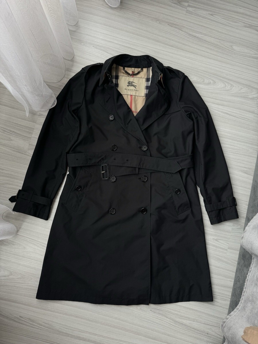 Burberry Chelsea Vintage Check Gabardine Trench Coat Nova Check | eBay