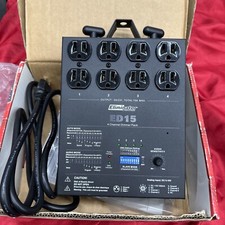 Eliminator ED15 4-Channel DMX Dimmer Pack To Control Light Fixture Movement ADJ.