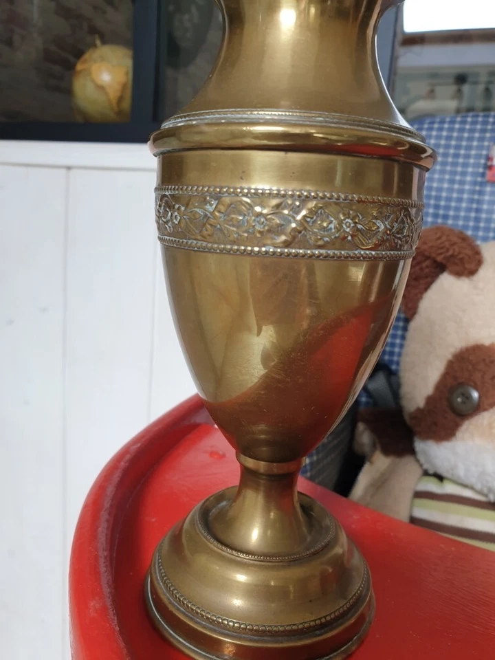 vase en cuivre ou laiton 19 cm - Photo 2/4