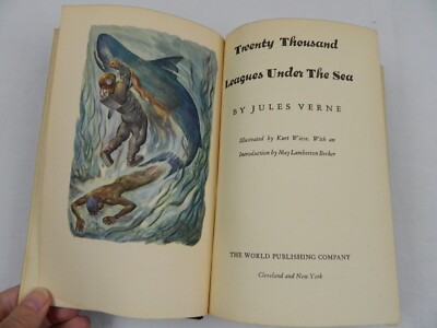 Twenty Thousand Leagues Under The Sea - Rainbow Classics - by Jules Verne 1946