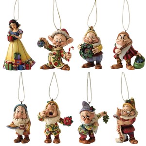 DISNEY TRADITIONS Snow White and the Seven Dwarfs Jim Shore Christmas Ornaments | eBay