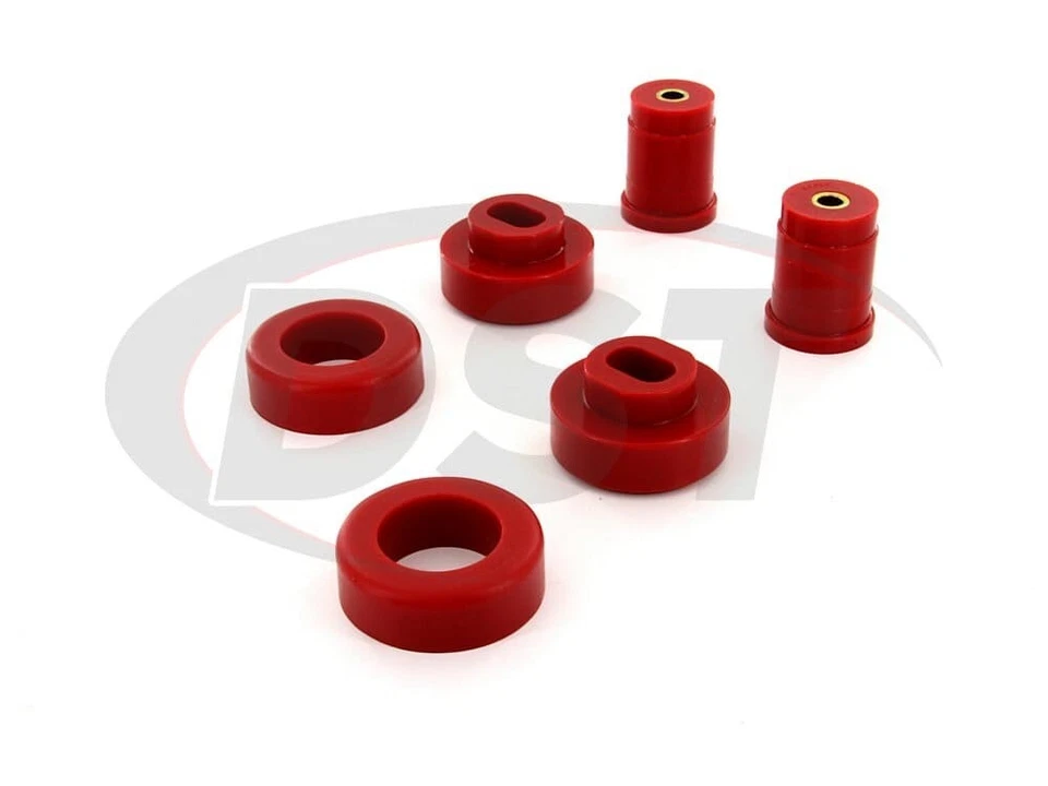 Kit de buje rojo montaje en base de motor Prothane 7-502 para Pontiac Fiero 84-87 Foto 2 de 4
