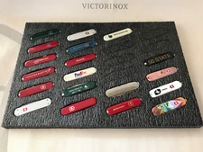 Collector 24-slot display for Victorinox Swiss Army knife CLASSIC 58mm BLACK