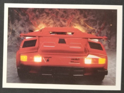 Lamborghini 1991 Dream Car Panini Card #34 (NM)