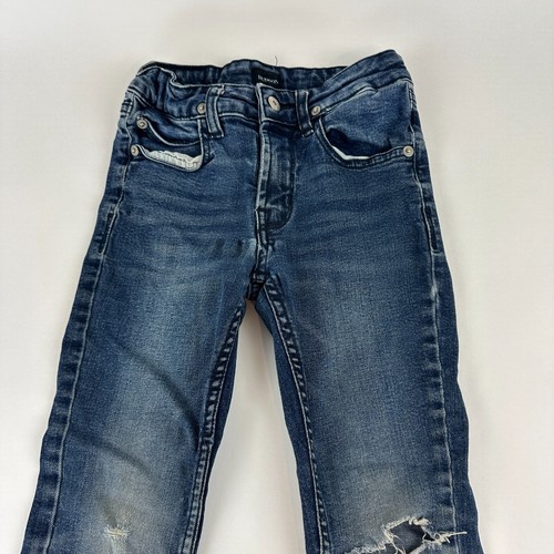 Hudson Jeans Boys Size 6 Blue Denim Distressed - Picture 4 of 11