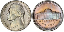 1955-D/S 5c PCGS MS 66 ~  HIGH-END JEFFERSON NICKEL OVERMINTMARK VARIETY -OMM-5?